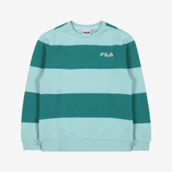 Fila Striped One-on-one Fiu T-shirt PávaZöld | HU-25300